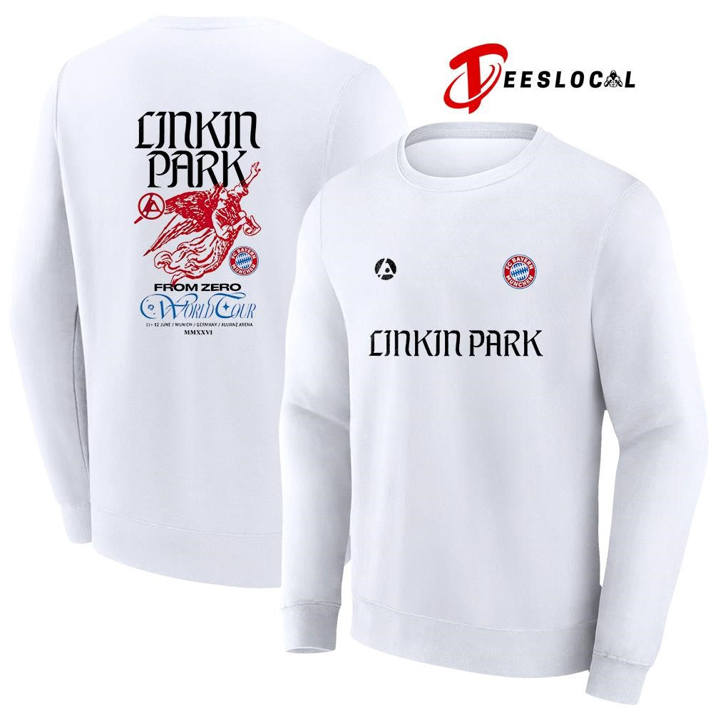 Linkin Park x FC Bayern Munchen From Zero world tour graphic shirt