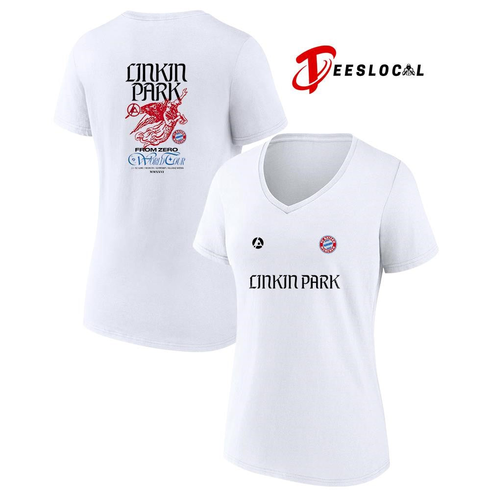 Linkin Park x FC Bayern Munchen From Zero world tour graphic shirt