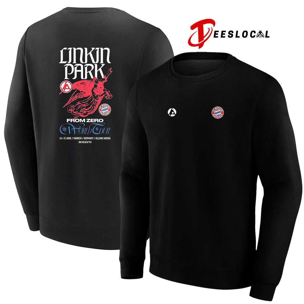 LinkinParkxFCBayernMunchenFromZeroworldtourMunchenDeutschlandgraphicshirt