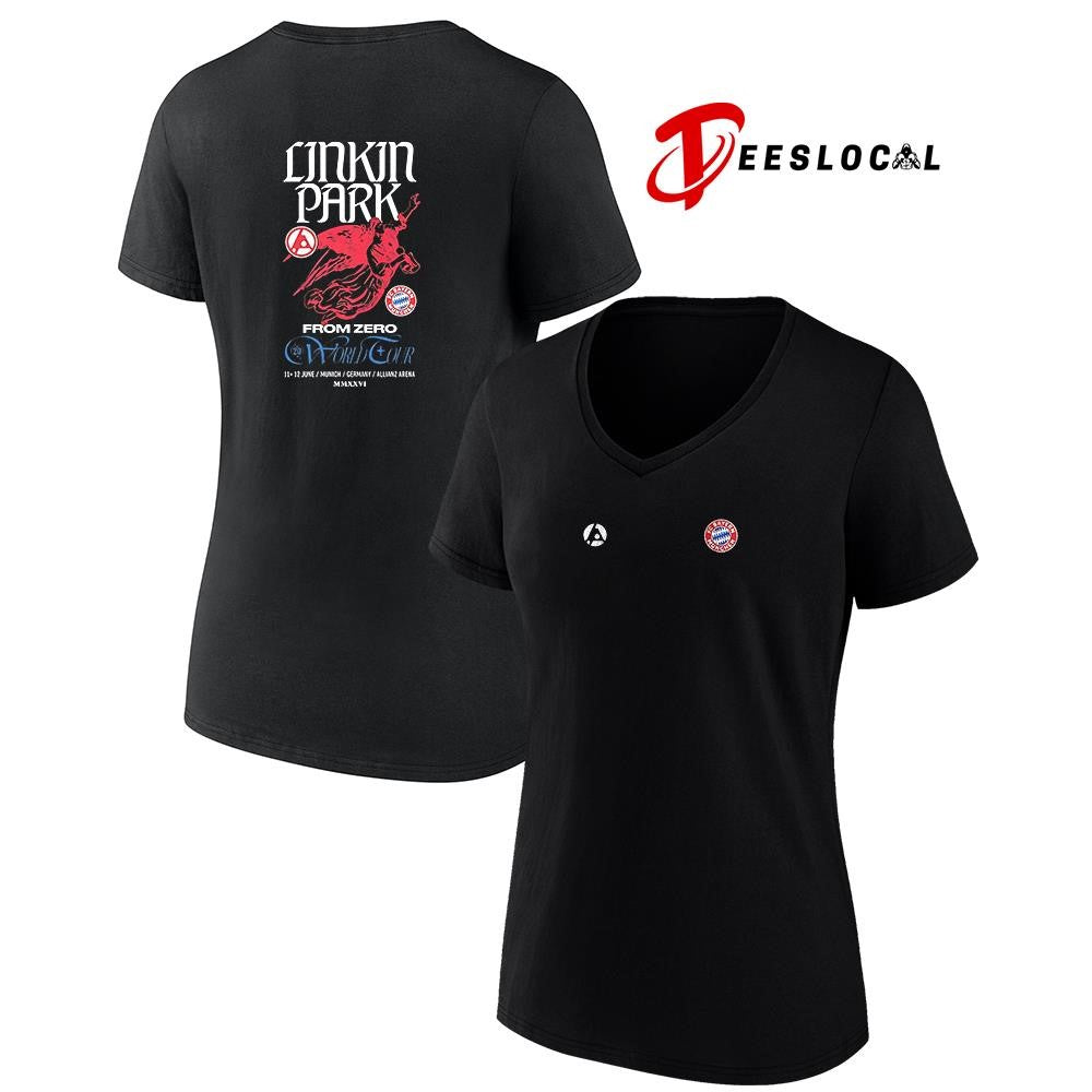 LinkinParkxFCBayernMunchenFromZeroworldtourMunchenDeutschlandgraphicshirt