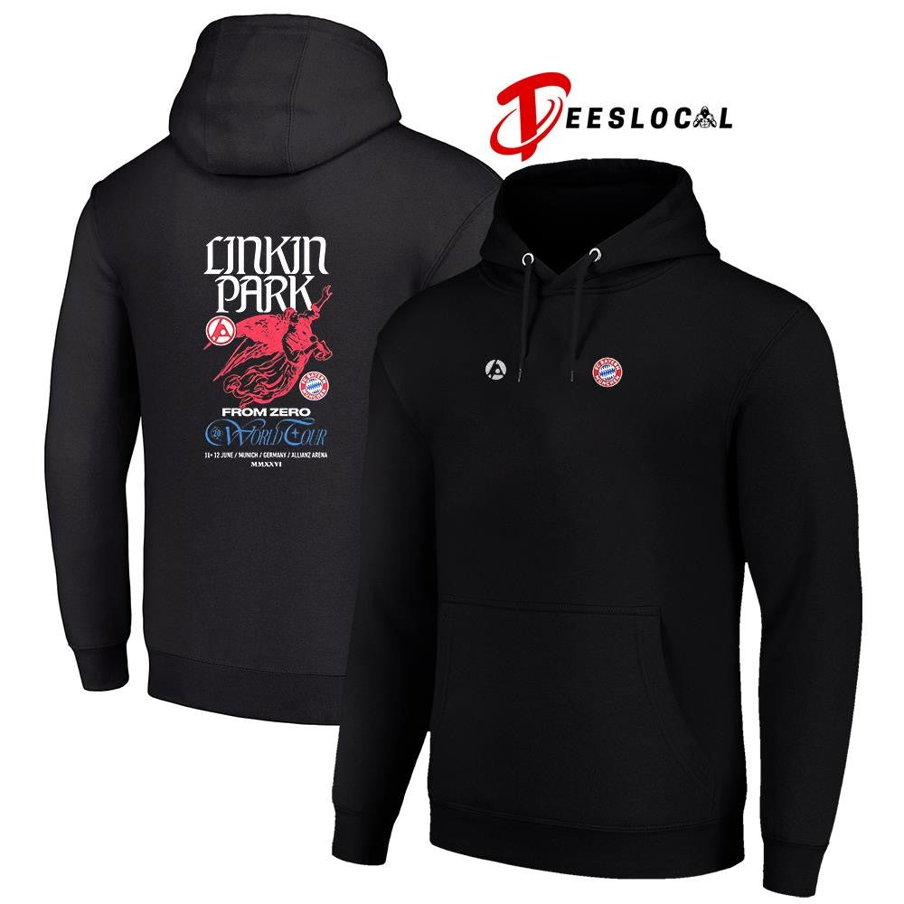 LinkinParkxFCBayernMunchenFromZeroworldtourlogographicshirt