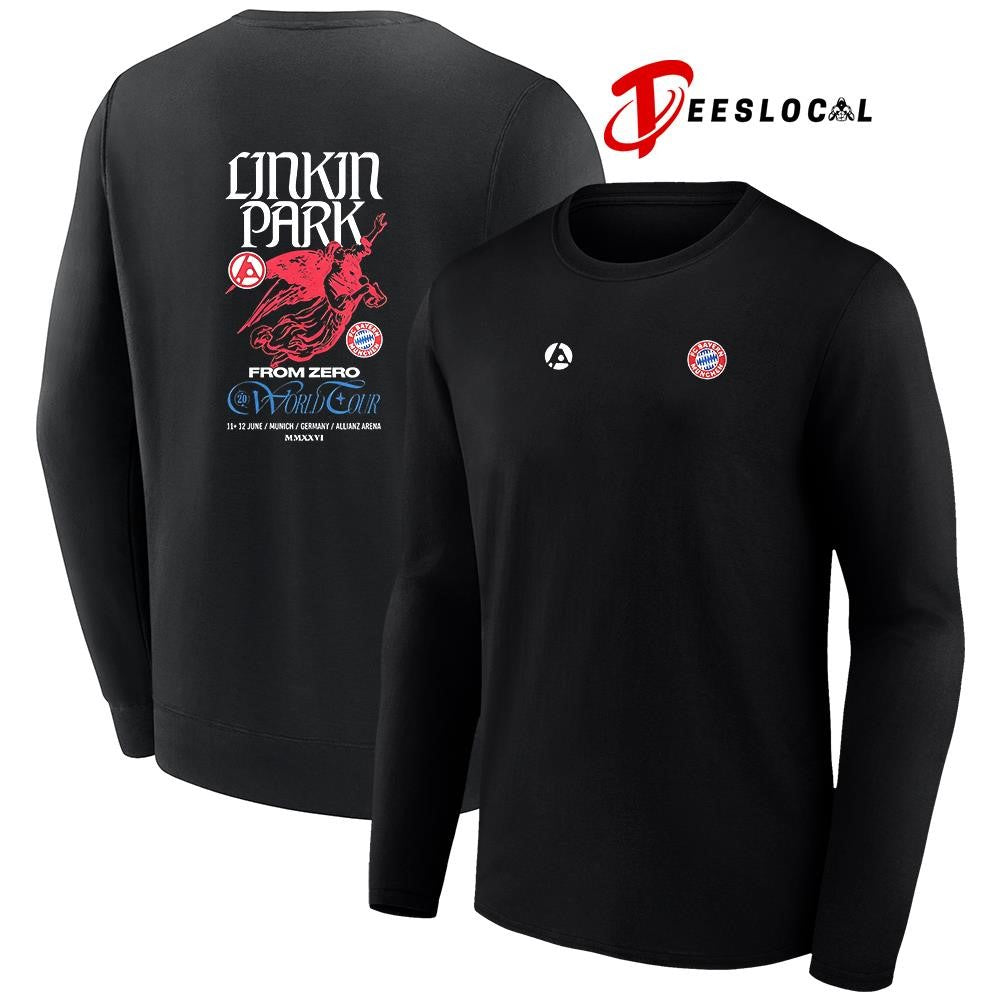 LinkinParkxFCBayernMunchenFromZeroworldtourlogographicshirt