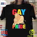 Lion Gay Pride Tee Shirt