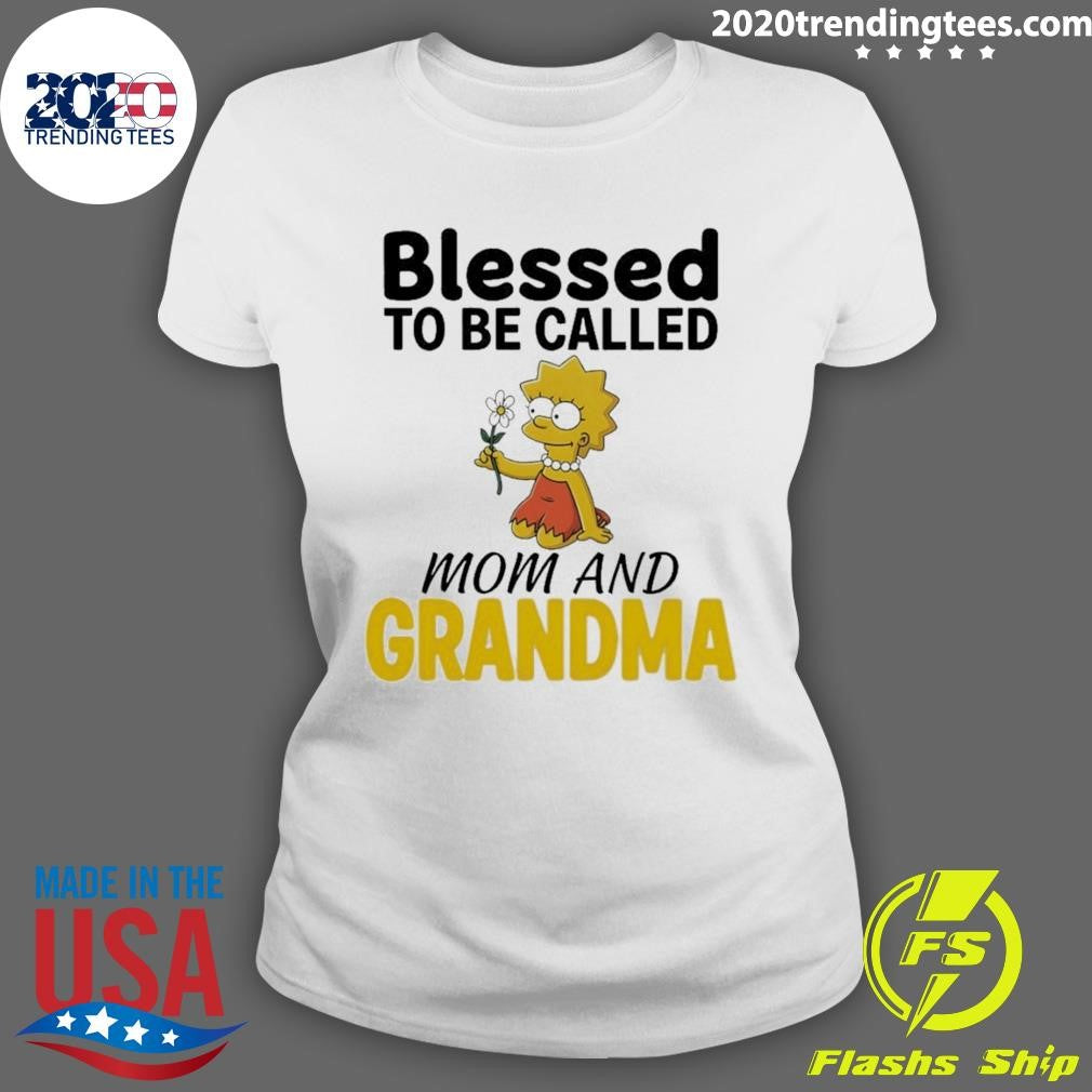 Lisa Blessed To Be Called Mom And Grandma Shirt