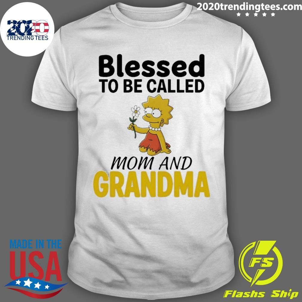 Lisa Blessed To Be Called Mom And Grandma Shirt