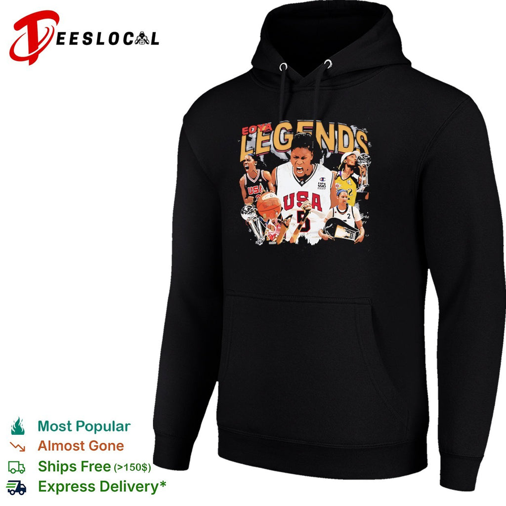 Lisa Leslie Sheryl Swoopes Cynthia Cooper WNBA eoya legends USA Basketball shirt
