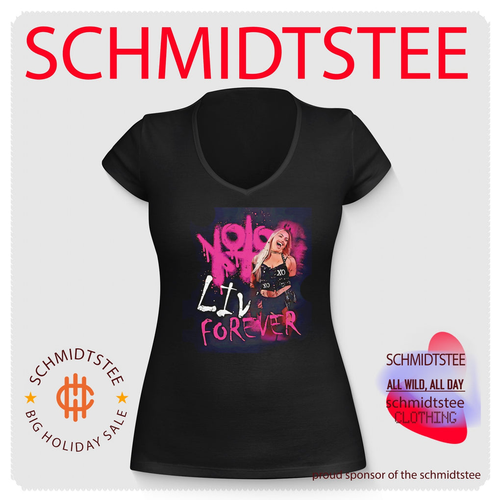 Liv Morgan XOXO Liv Forever spray paint shirt