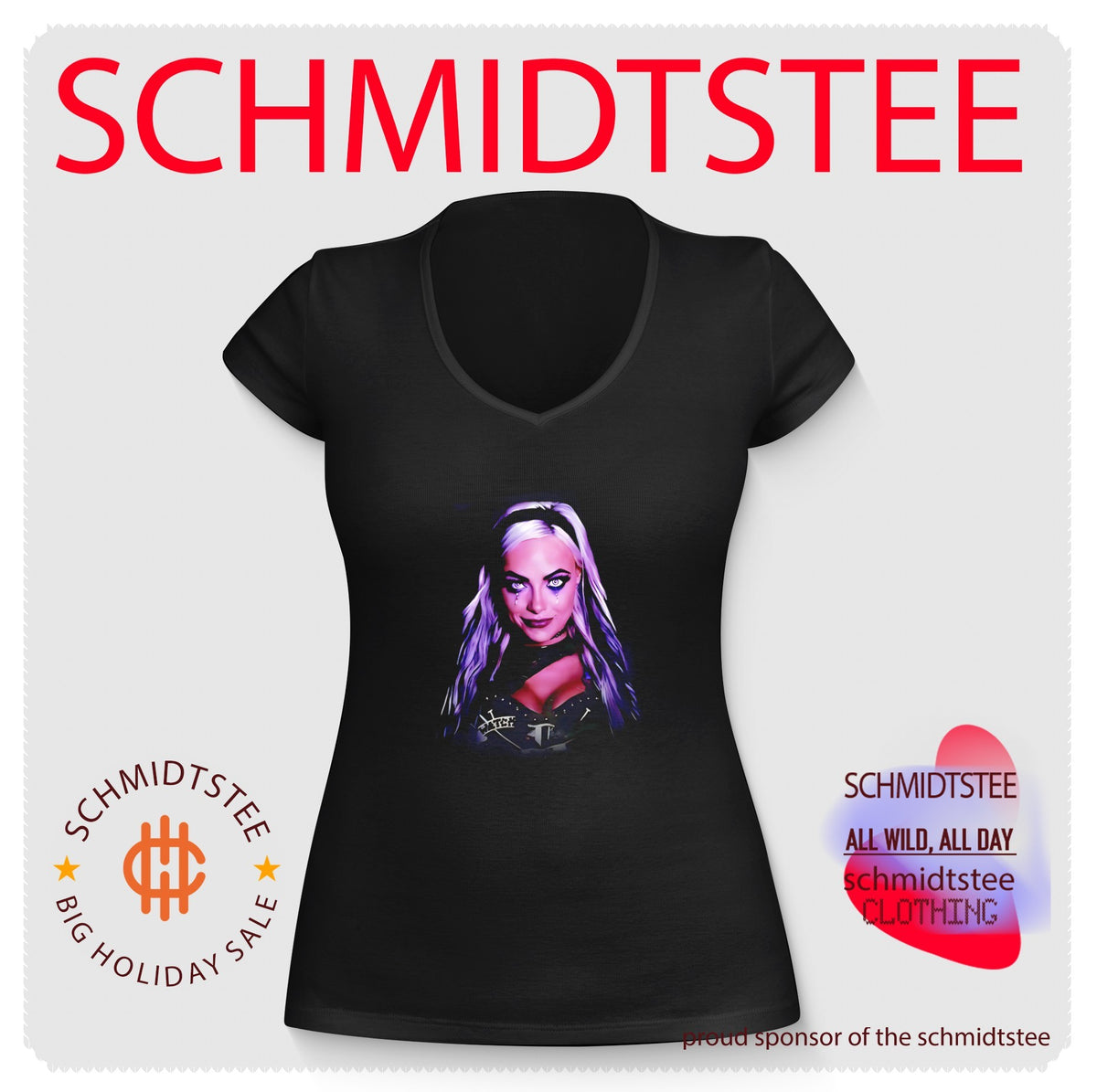 Liv Morgan wrestler portrait shirt