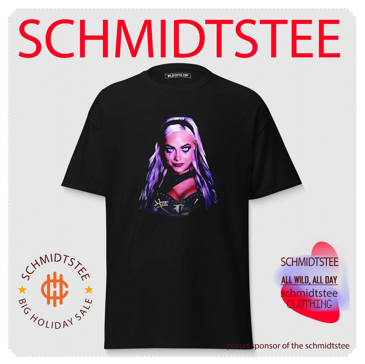 Liv Morgan wrestler portrait shirt