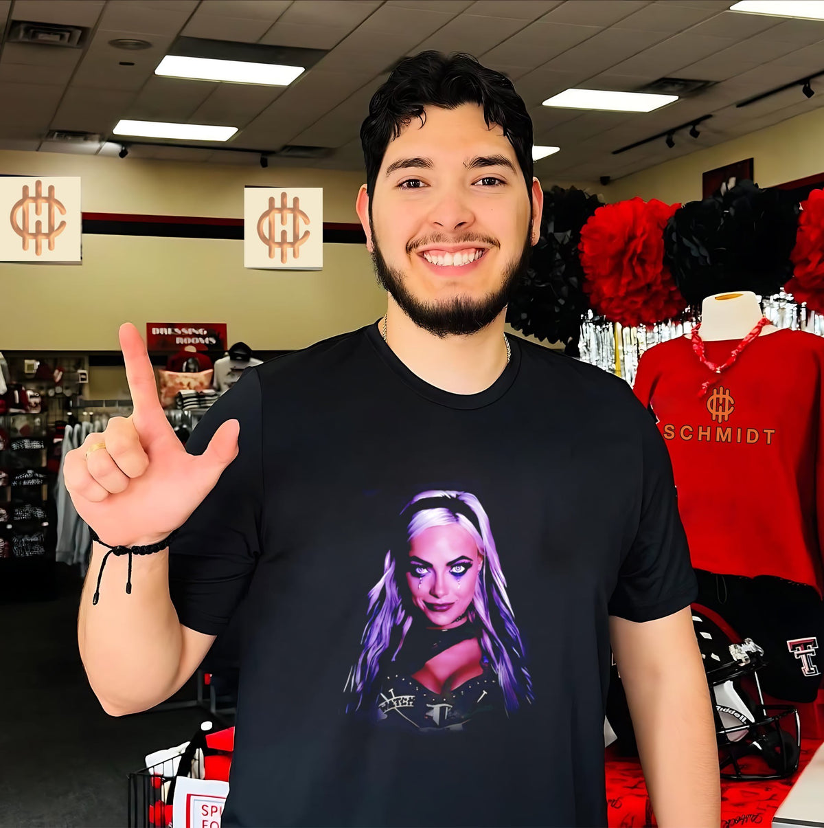 Liv Morgan wrestler portrait shirt