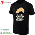 Live Laugh Limp Wrist parody hand gesture shirt