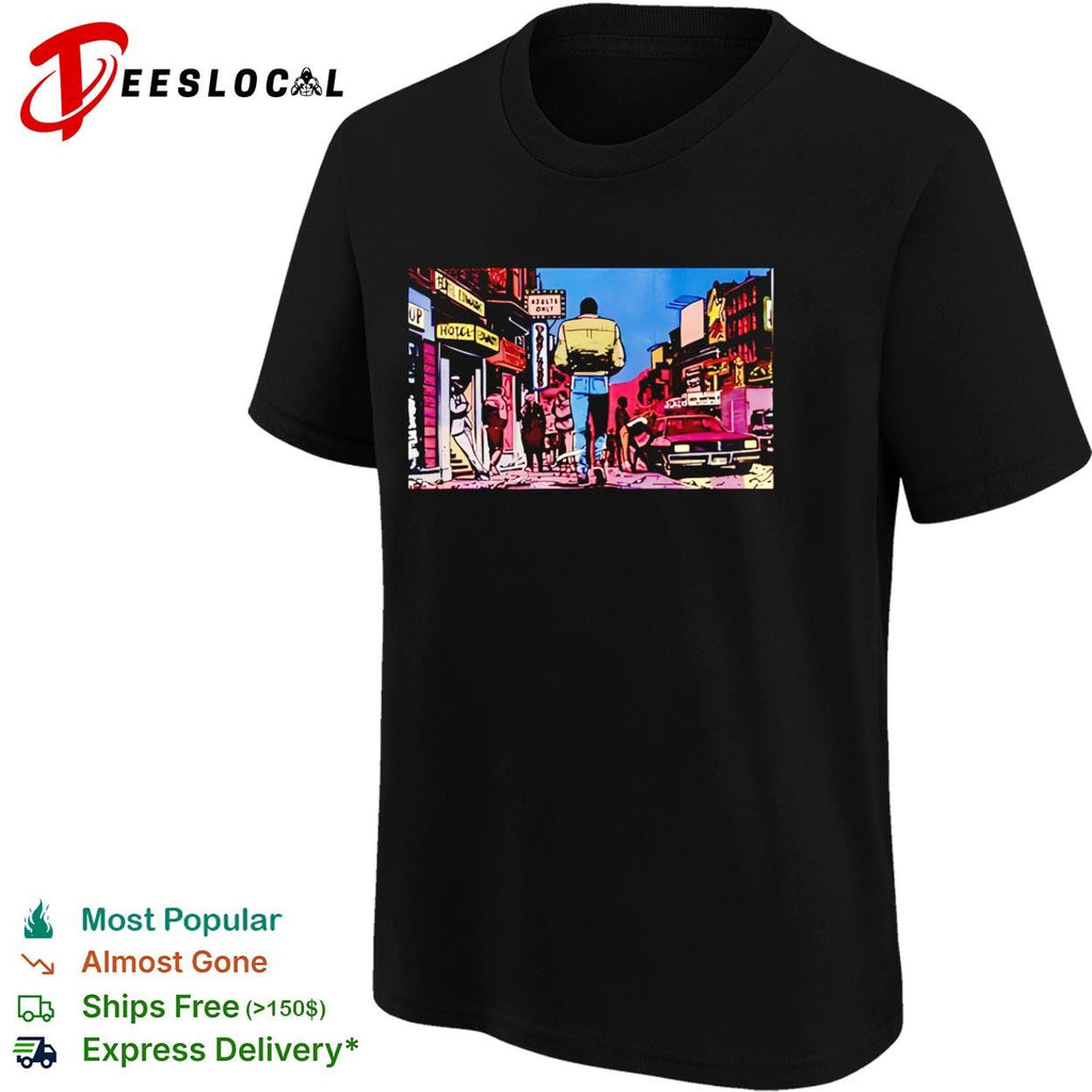 Long live the king golden crown retro vintage bold signature graphic shirt