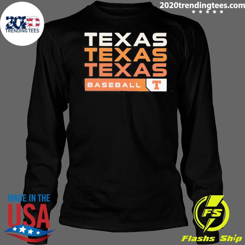 Longhorns College Baseball Hype Tri-blend 2026 Shirt