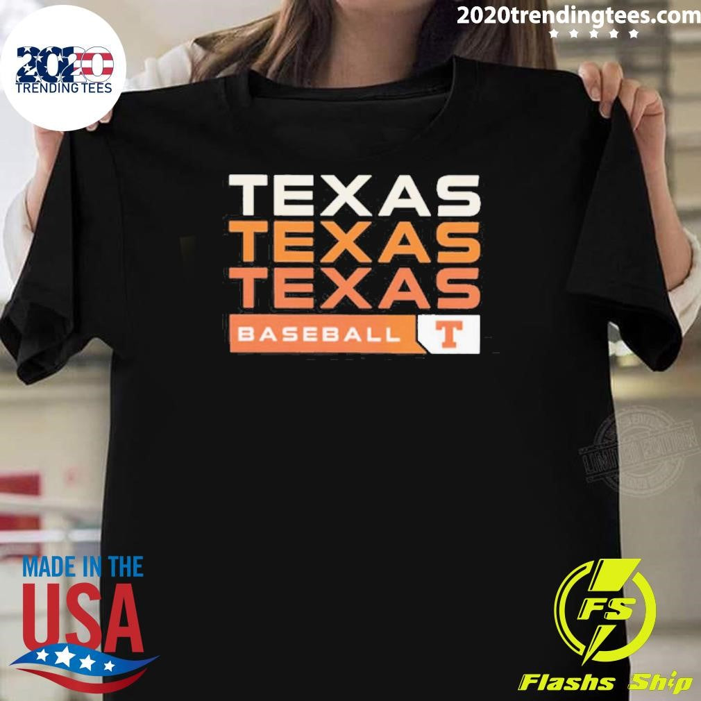 Longhorns College Baseball Hype Tri-blend 2026 Shirt