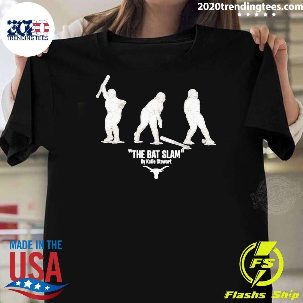 Longhorns Softball Katie Stewart The Bat Slam Shirt