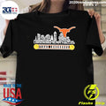 Longhorns Softball Player Name City Skyline Shirt