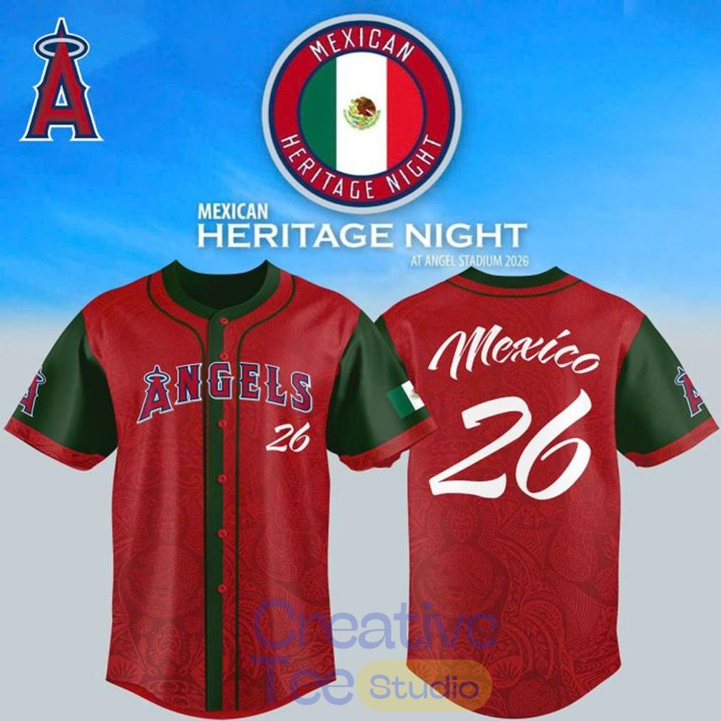 Los Angeles Angels 2026 Mexican Heritage Special Baseball Jersey
