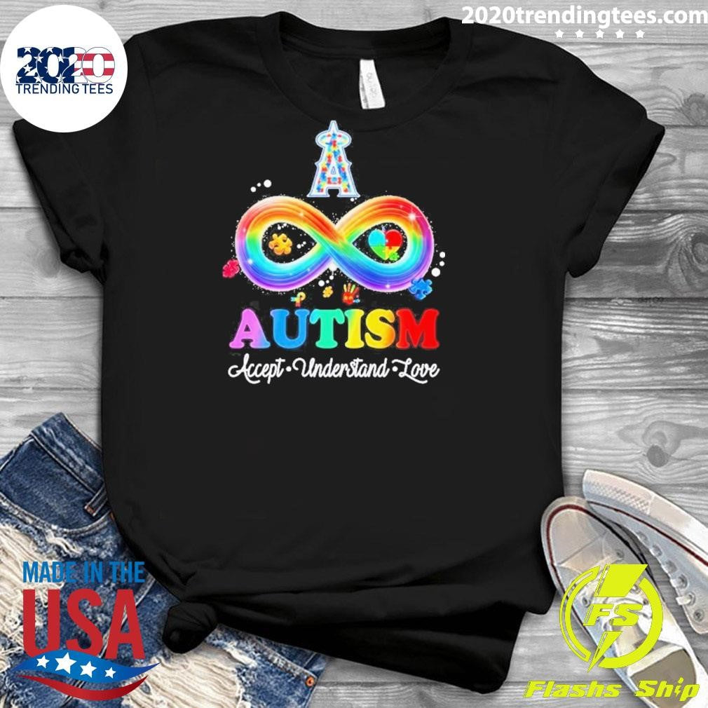 Los Angeles Autism Accept Understand Love Awareness 2026 Pride Shirt
