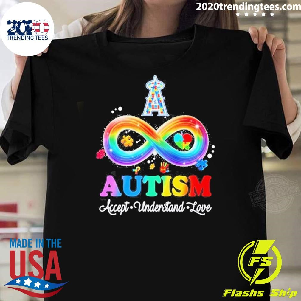 Los Angeles Autism Accept Understand Love Awareness 2026 Pride Shirt