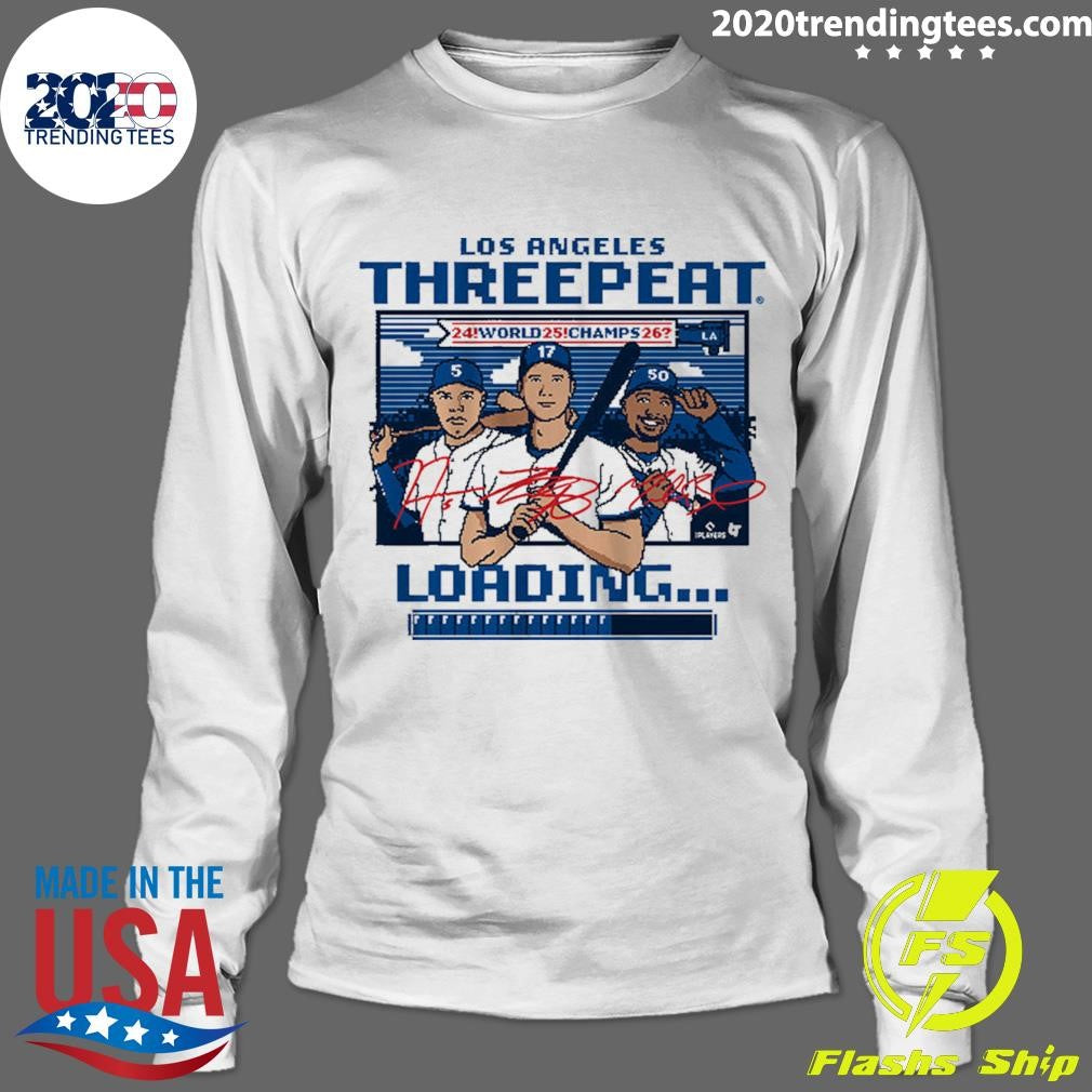 Los Angeles Baseball Threepeat Loading World Champs 2026 Shirt