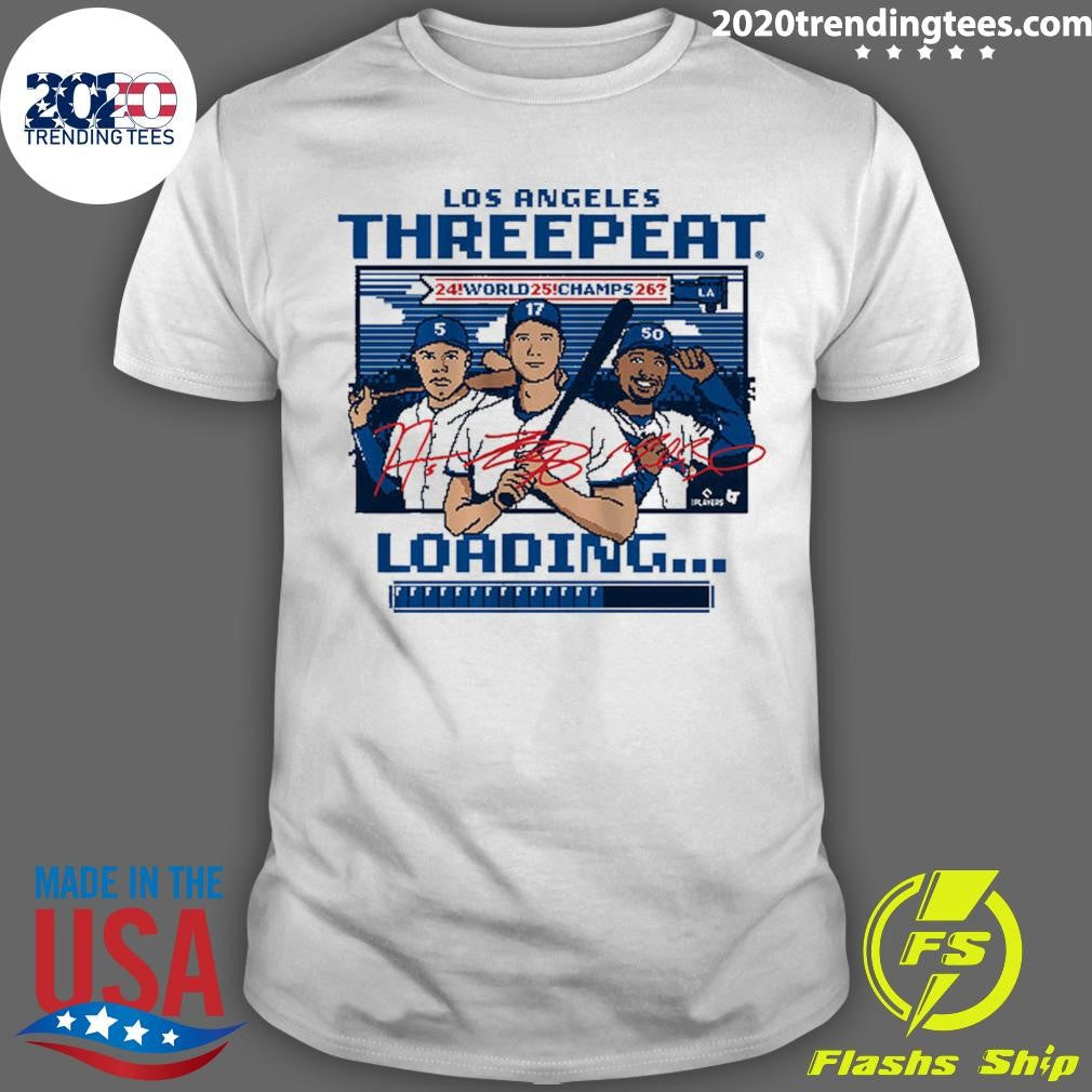 Los Angeles Baseball Threepeat Loading World Champs 2026 Shirt