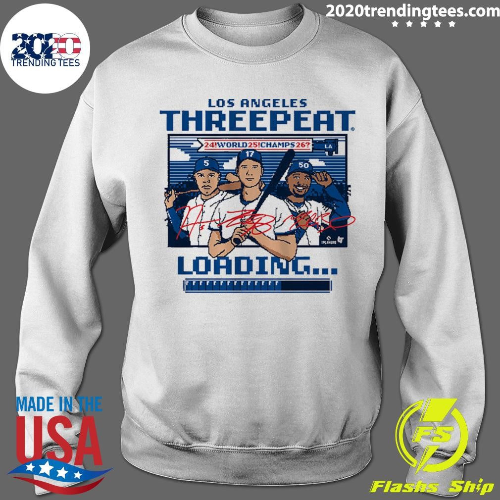 Los Angeles Baseball Threepeat Loading World Champs 2026 Shirt