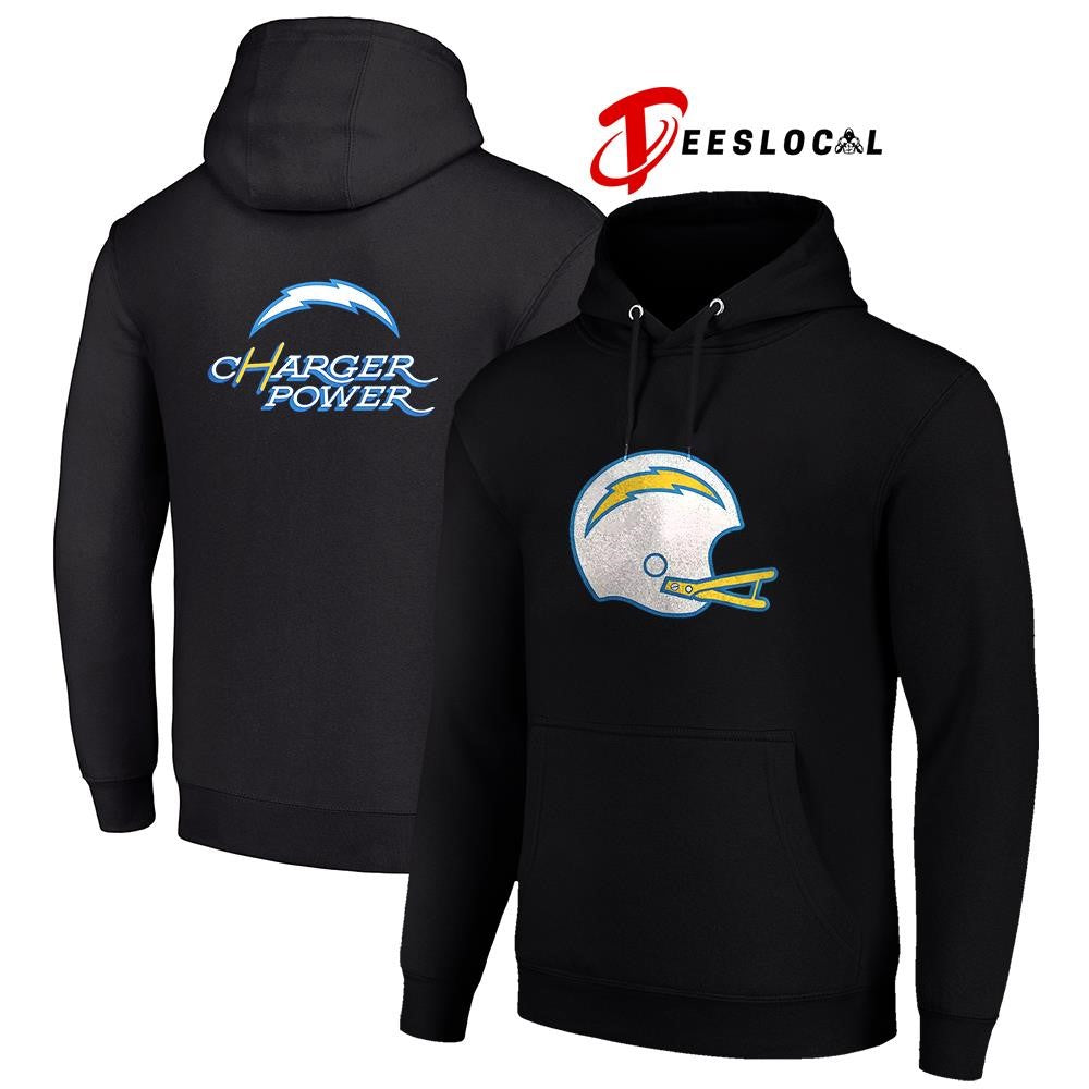 Los Angeles Chargers Charger Power helmet logo shirt