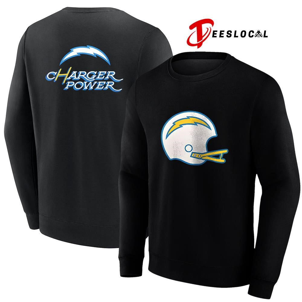 Los Angeles Chargers Charger Power helmet logo shirt