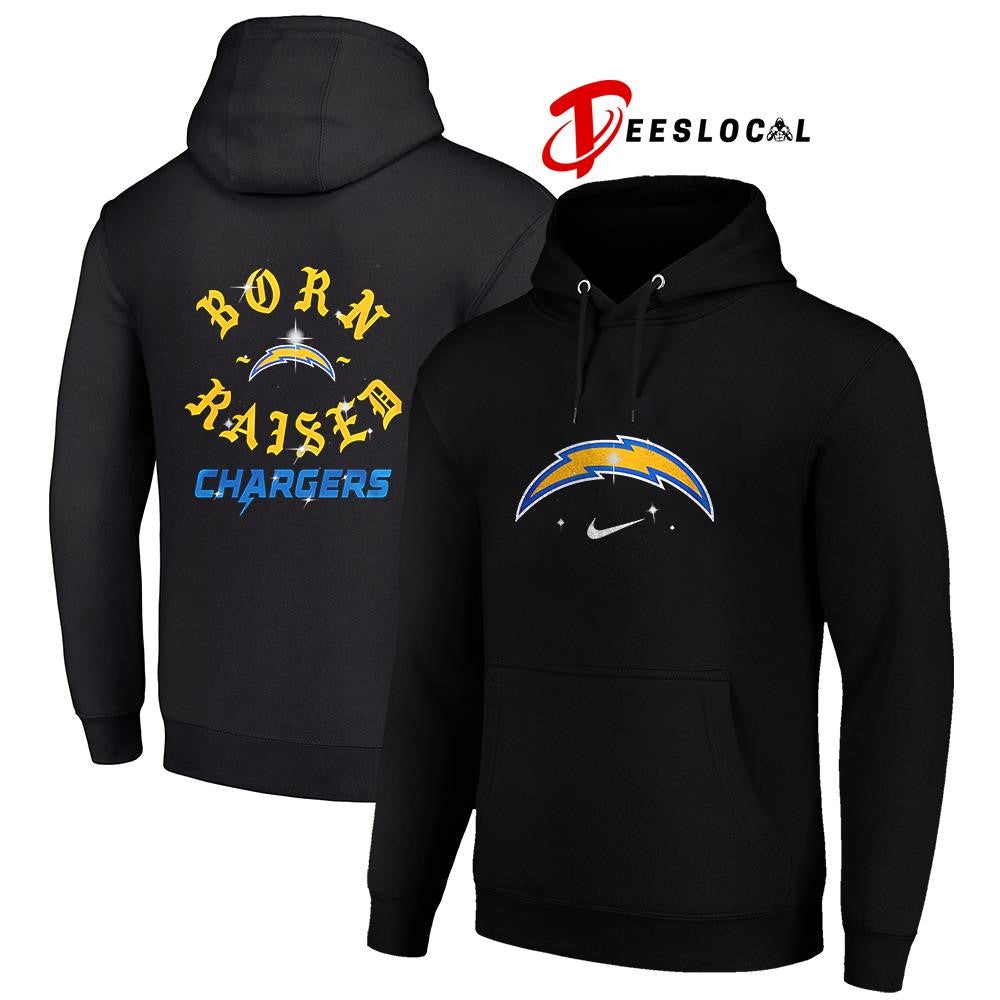 Los Angeles Chargers x Born and Raised logo shirt