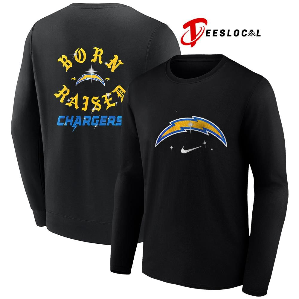 Los Angeles Chargers x Born and Raised logo shirt