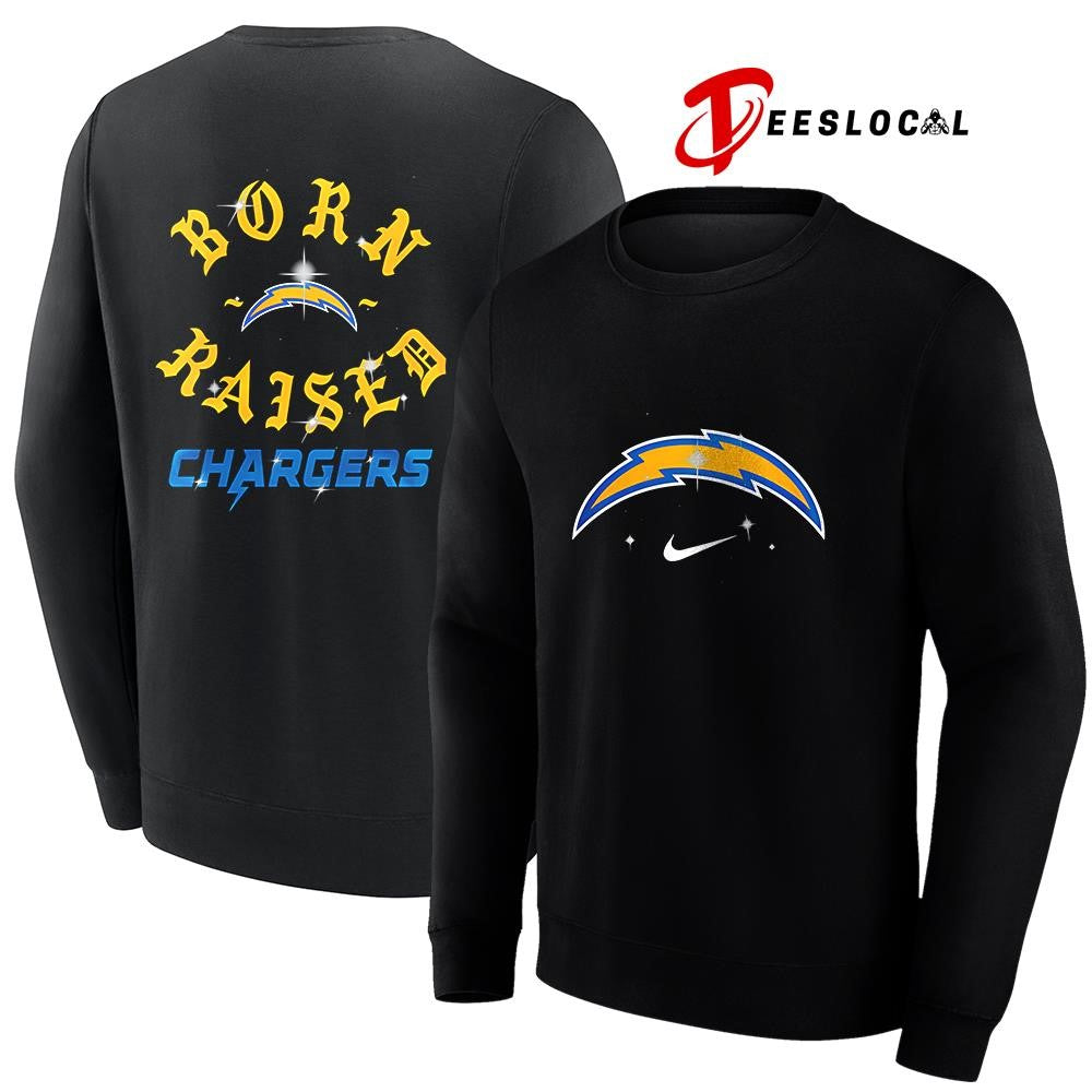 Los Angeles Chargers x Born and Raised logo shirt