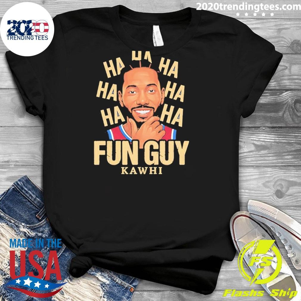 Los Angeles Clippers Kawhi Leonard Fun Guy Hahaha Cartoon Shirt