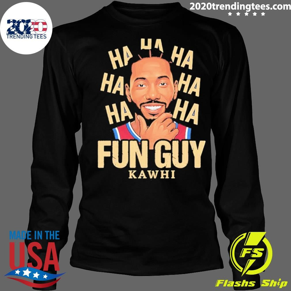 Los Angeles Clippers Kawhi Leonard Fun Guy Hahaha Cartoon Shirt