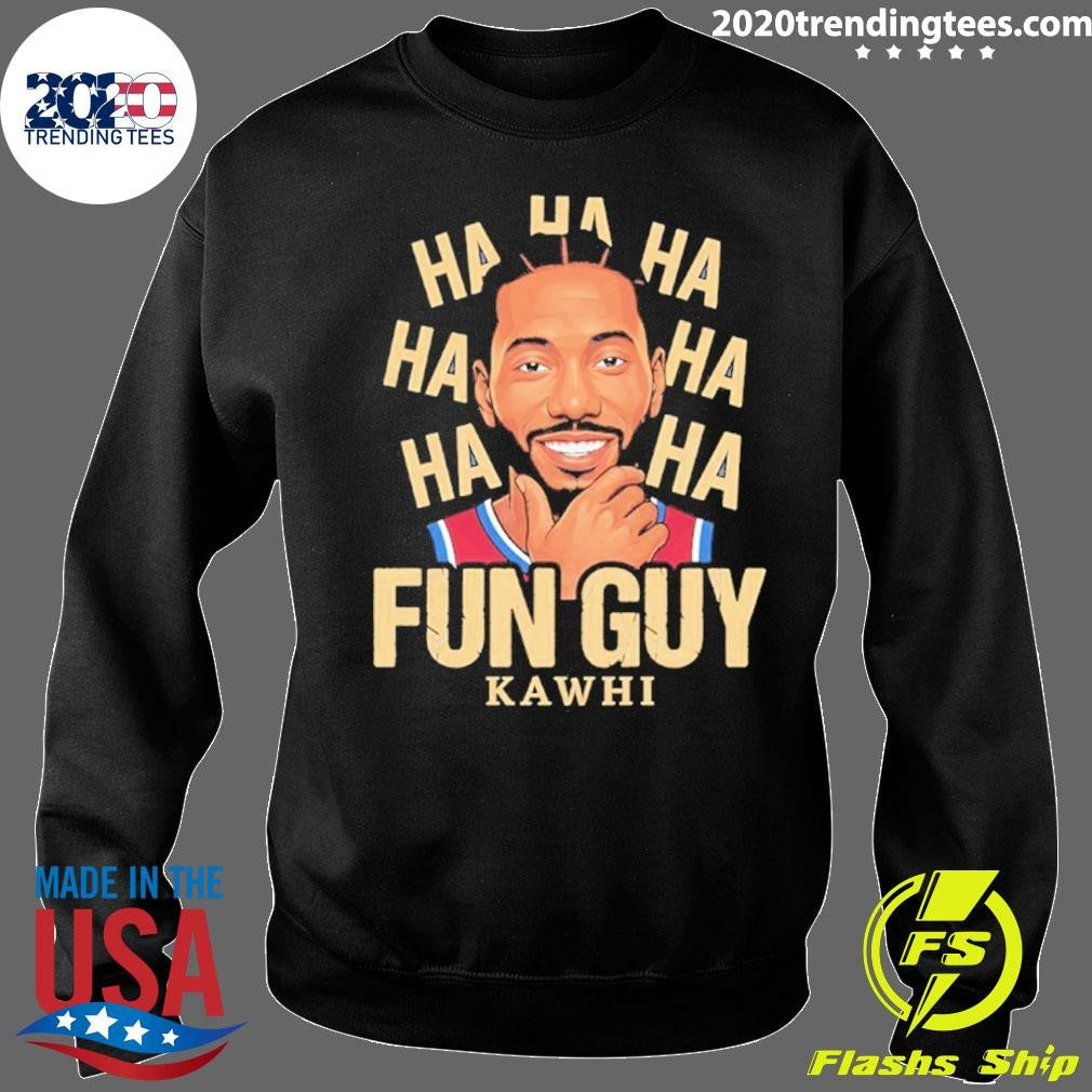 Los Angeles Clippers Kawhi Leonard Fun Guy Hahaha Cartoon Shirt