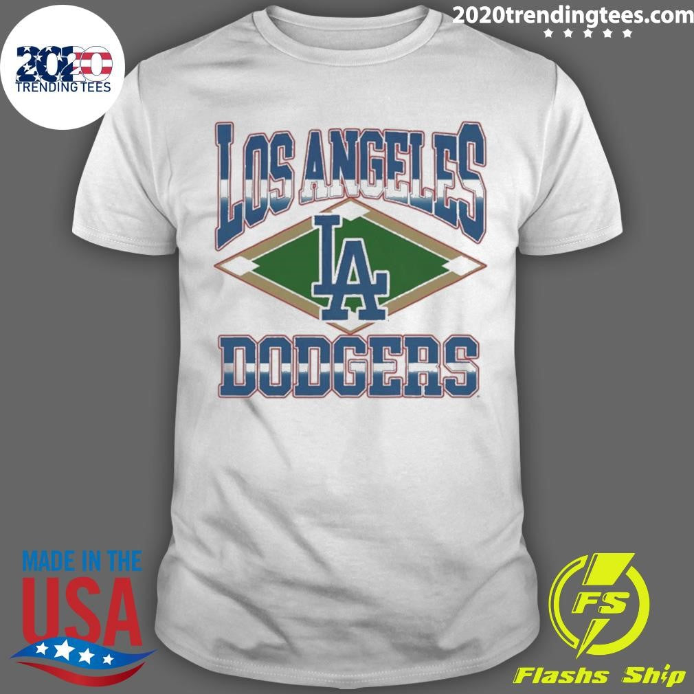 Los Angeles Dodgers Baseball Field Diamond Shirt