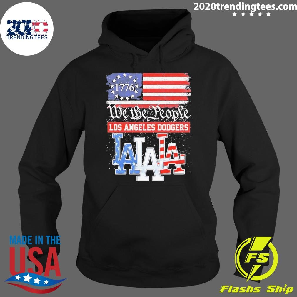 Los Angeles Dodgers Baseball We the people 1776 American flag shirt