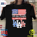 Los Angeles Dodgers Baseball We the people 1776 American flag shirt