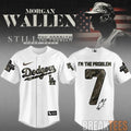 Los Angeles Dodgers Morgan Wallen Still The Problem Tour 2026 Baseball Jersey