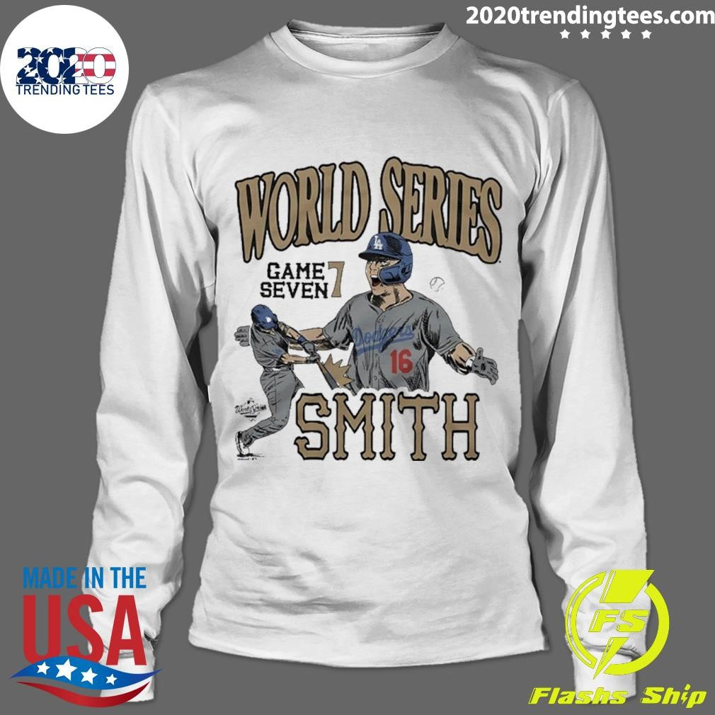 Los Angeles Dodgers Will Smith 2026 Gold Collection Game Seven Shirt