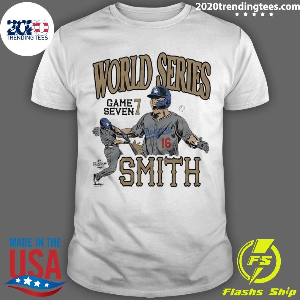 Los Angeles Dodgers Will Smith 2026 Gold Collection Game Seven Shirt