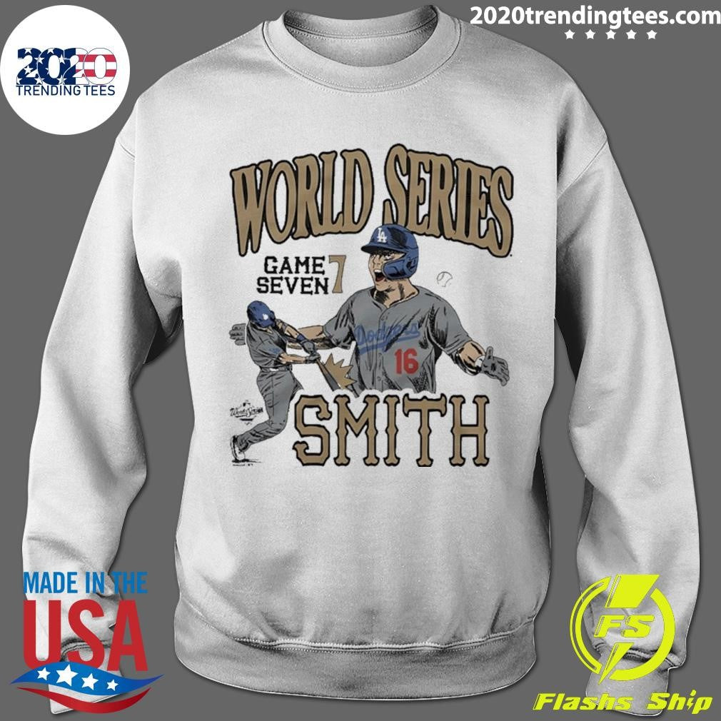Los Angeles Dodgers Will Smith 2026 Gold Collection Game Seven Shirt