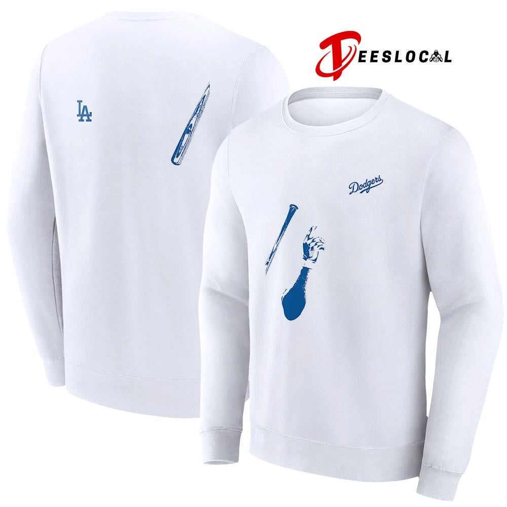 Los Angeles Dodgers hand sign baseball graphic shirt