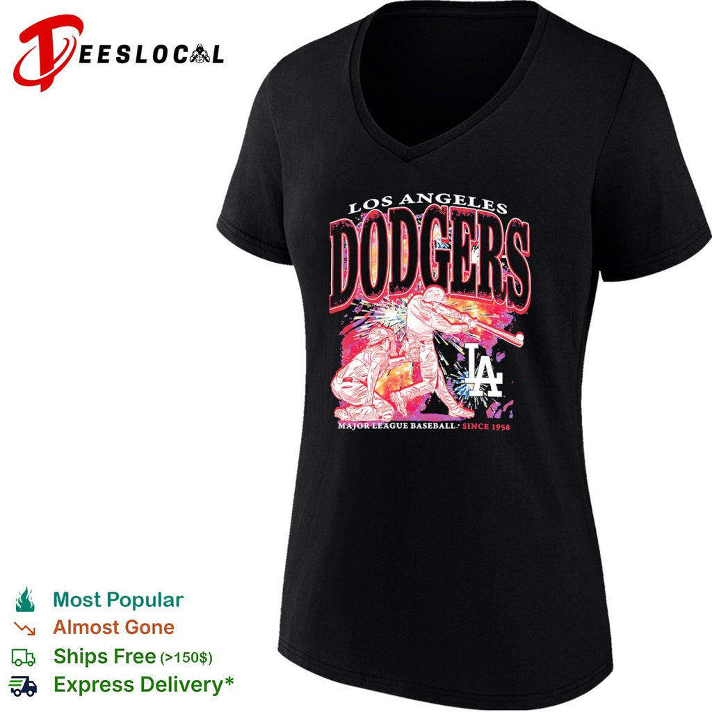 Los Angeles Dodgers swinging batter Major League Baseball since 1958 shirt