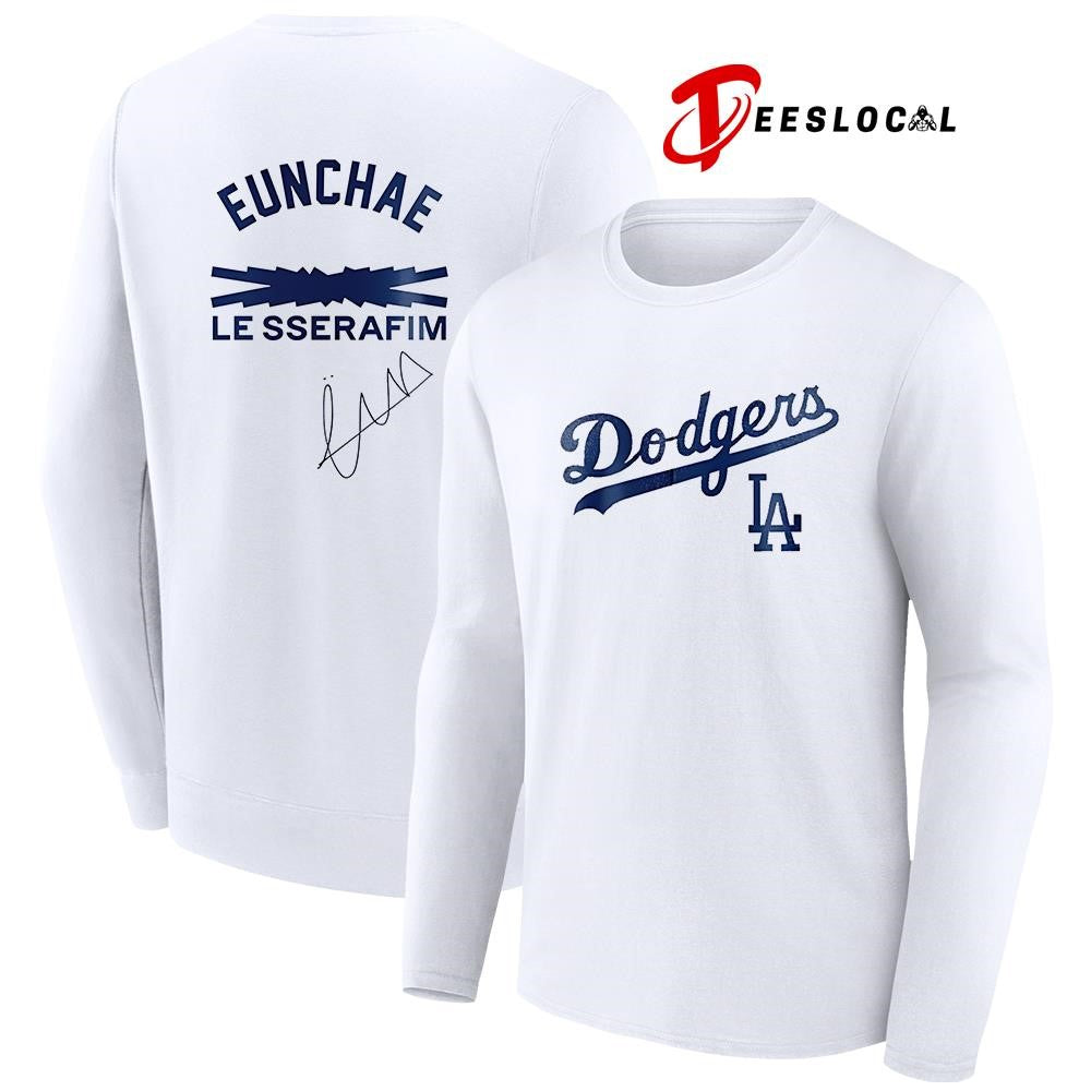 Los Angeles Dodgers x Le Sserafim Eunchae signature graphic shirt