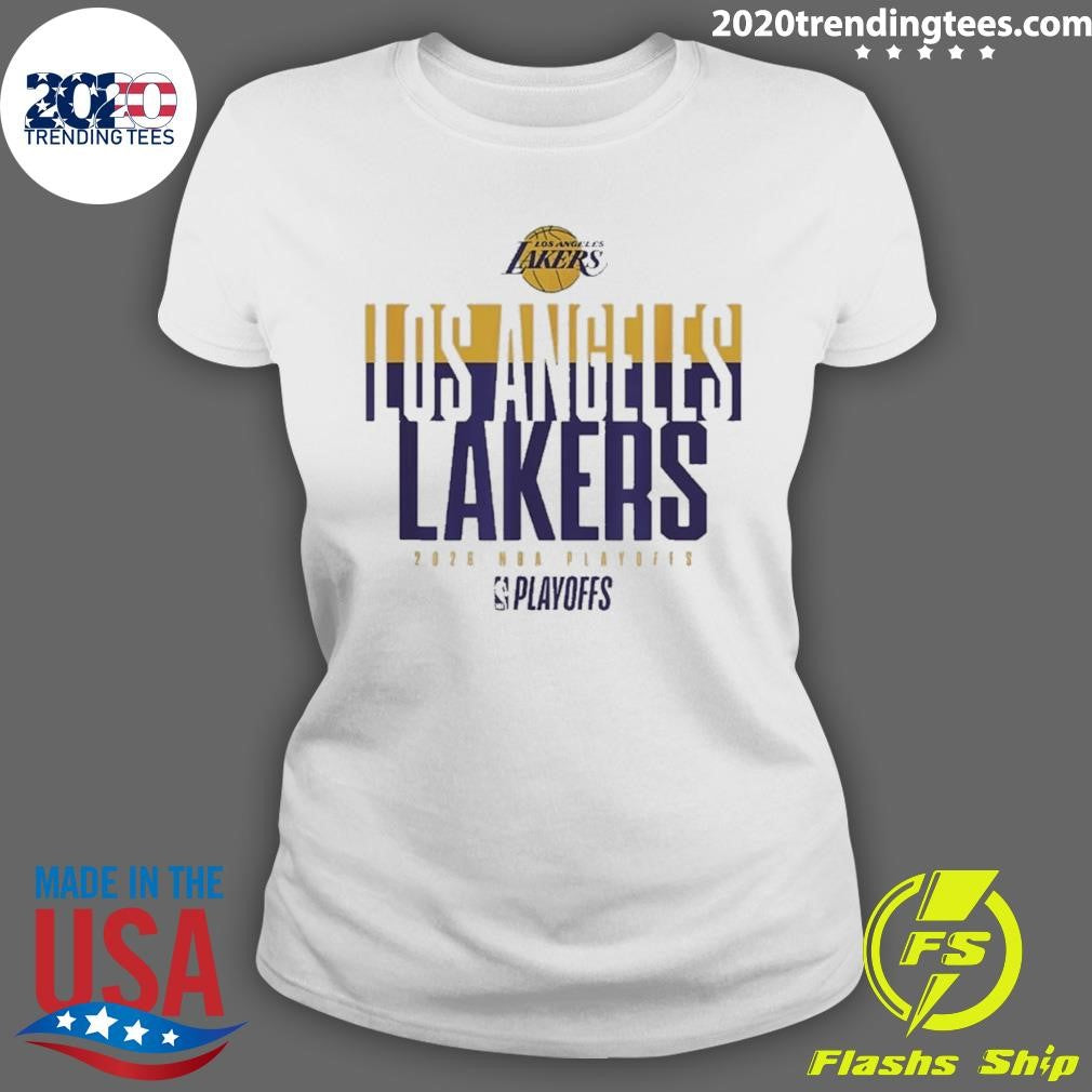 Los Angeles Lakers 2026 Nba Playoffs Stacked Up Shirt