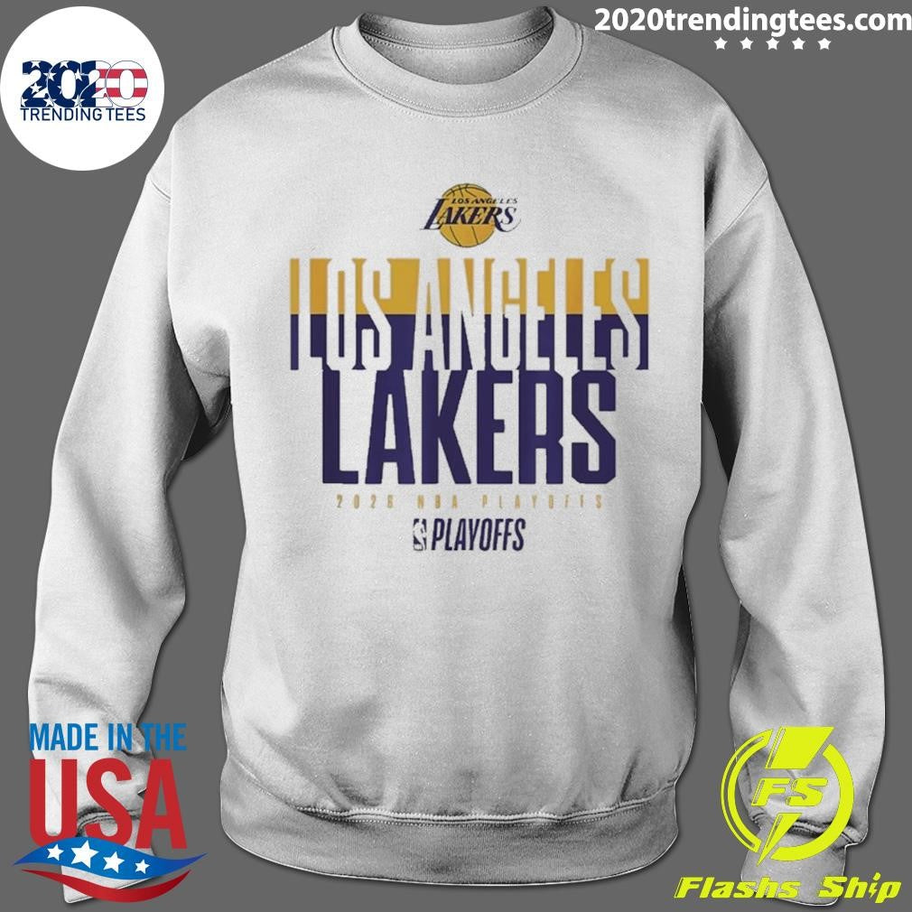 Los Angeles Lakers 2026 Nba Playoffs Stacked Up Shirt