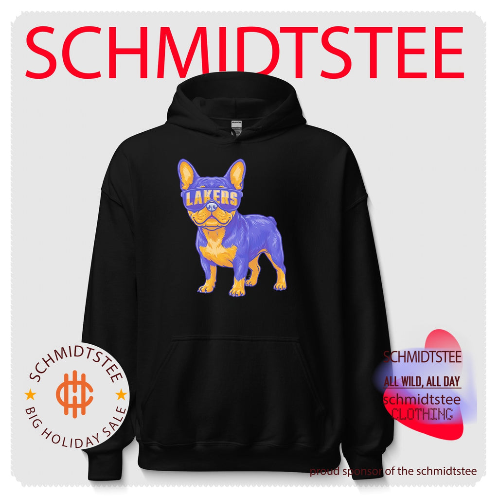 Los Angeles Lakers French Bulldog cartoon shirt