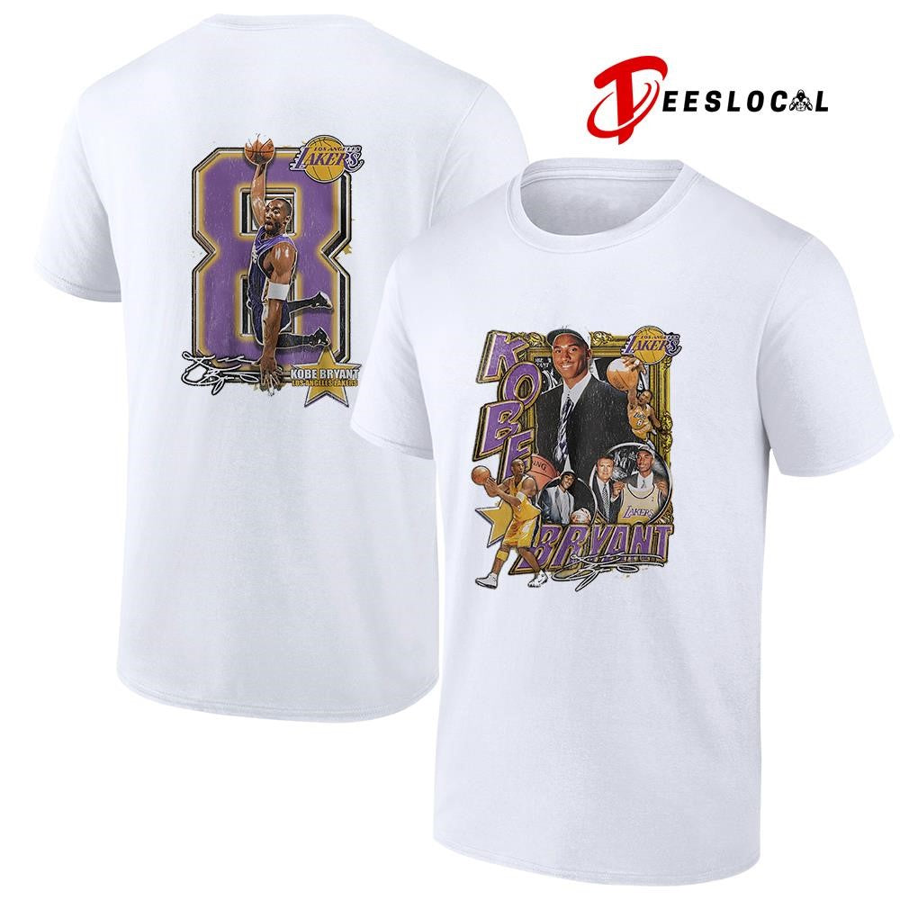 Los Angeles Lakers Kobe Bryant 8 signature pose shirt