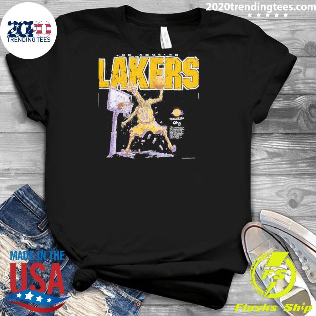 Los Angeles Lakers Mitchell & Ness x LRG Wild Art Shirt