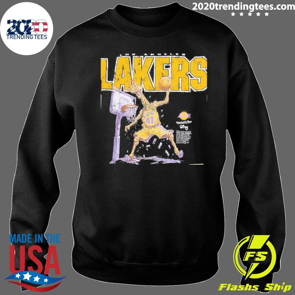 Los Angeles Lakers Mitchell & Ness x LRG Wild Art Shirt